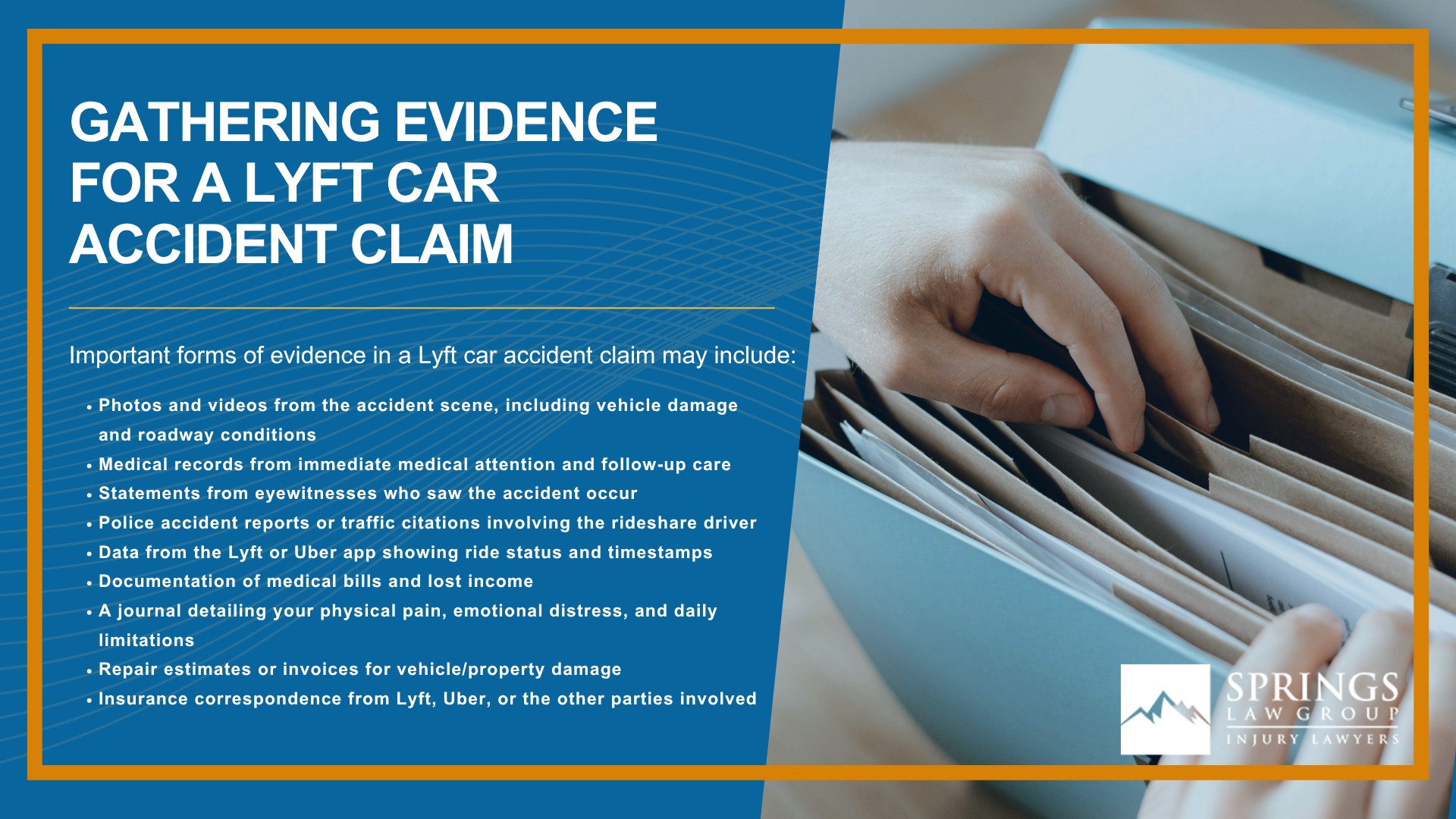 What is the Legal Process for Lyft Accidents in Colorado; Do You Qualify for a Lyft Accident Case; Gathering Evidence for a Lyft Car Accident Claim
