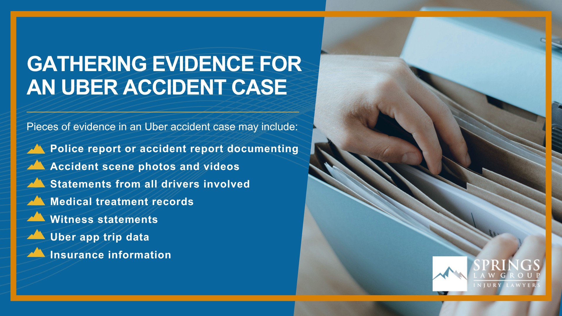 What is the Legal Process for Uber and Lyft Accidents in Colorado; Do You Qualify to File an Uber Accident Claim; Gathering Evidence for an Uber Accident Case