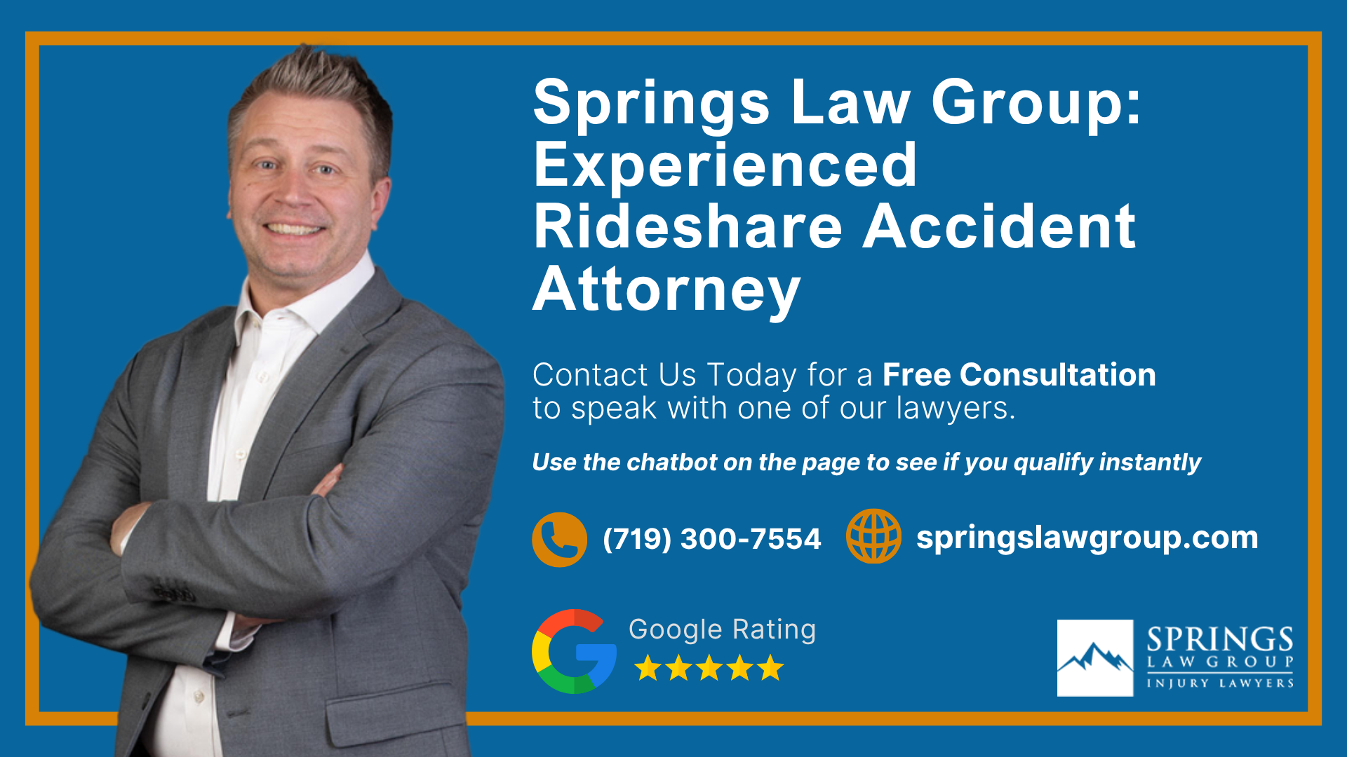 What is the Legal Process for Lyft Accidents in Colorado; Do You Qualify for a Lyft Accident Case; Gathering Evidence for a Lyft Car Accident Claim; Damages in Lyft Accident Cases; Springs Law Group_ Experienced Rideshare Accident Attorney