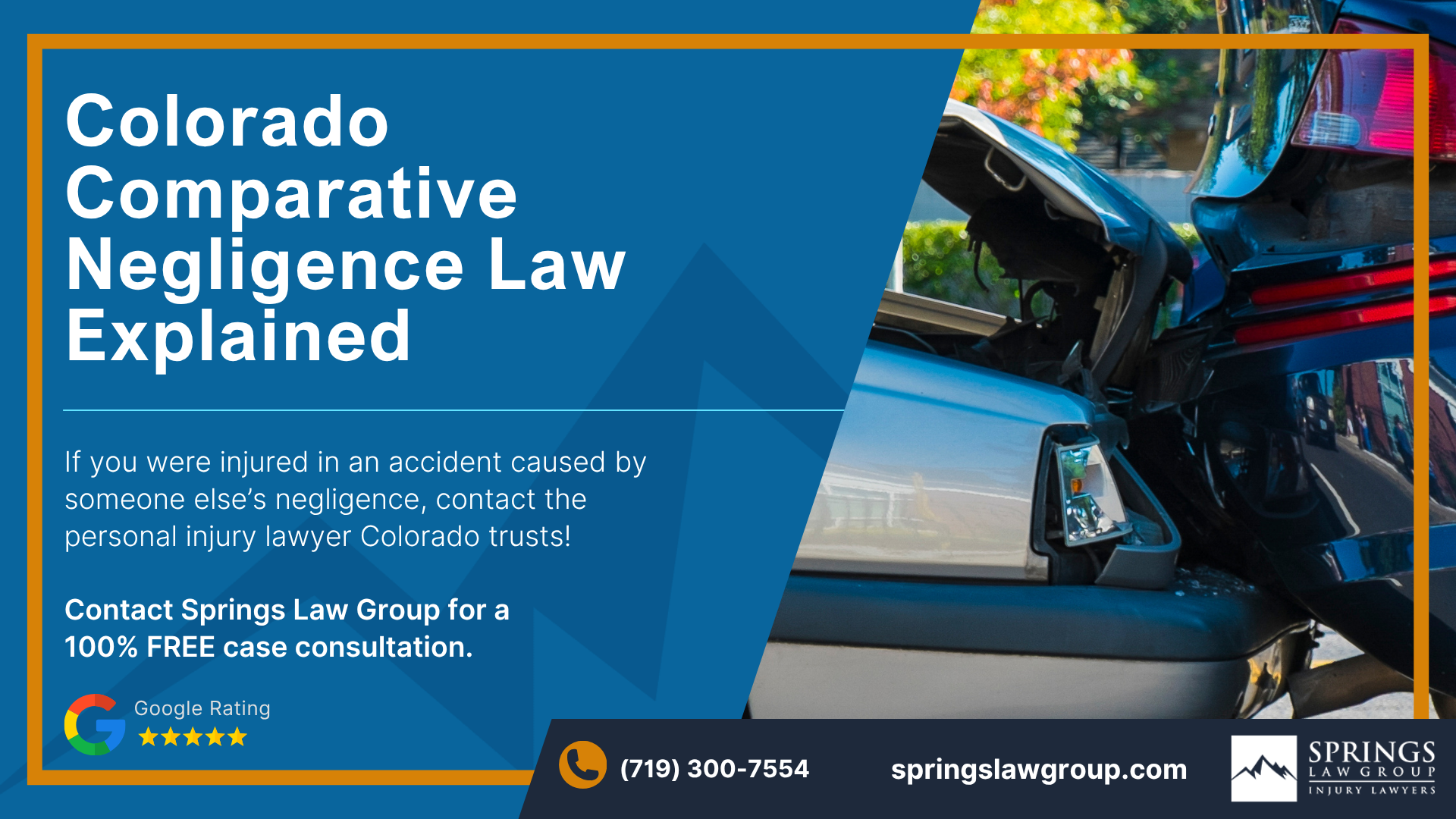 What To Do After an Accident When Fault Will Be Disputed; What To Do After an Accident When Fault Will Be Disputed; How a Colorado Injury Lawyer Helps When Fault Is Contested; Need Legal Assistance for a Personal Injury Case Contact Springs Law Group; Colorado Comparative Negligence Law Explained