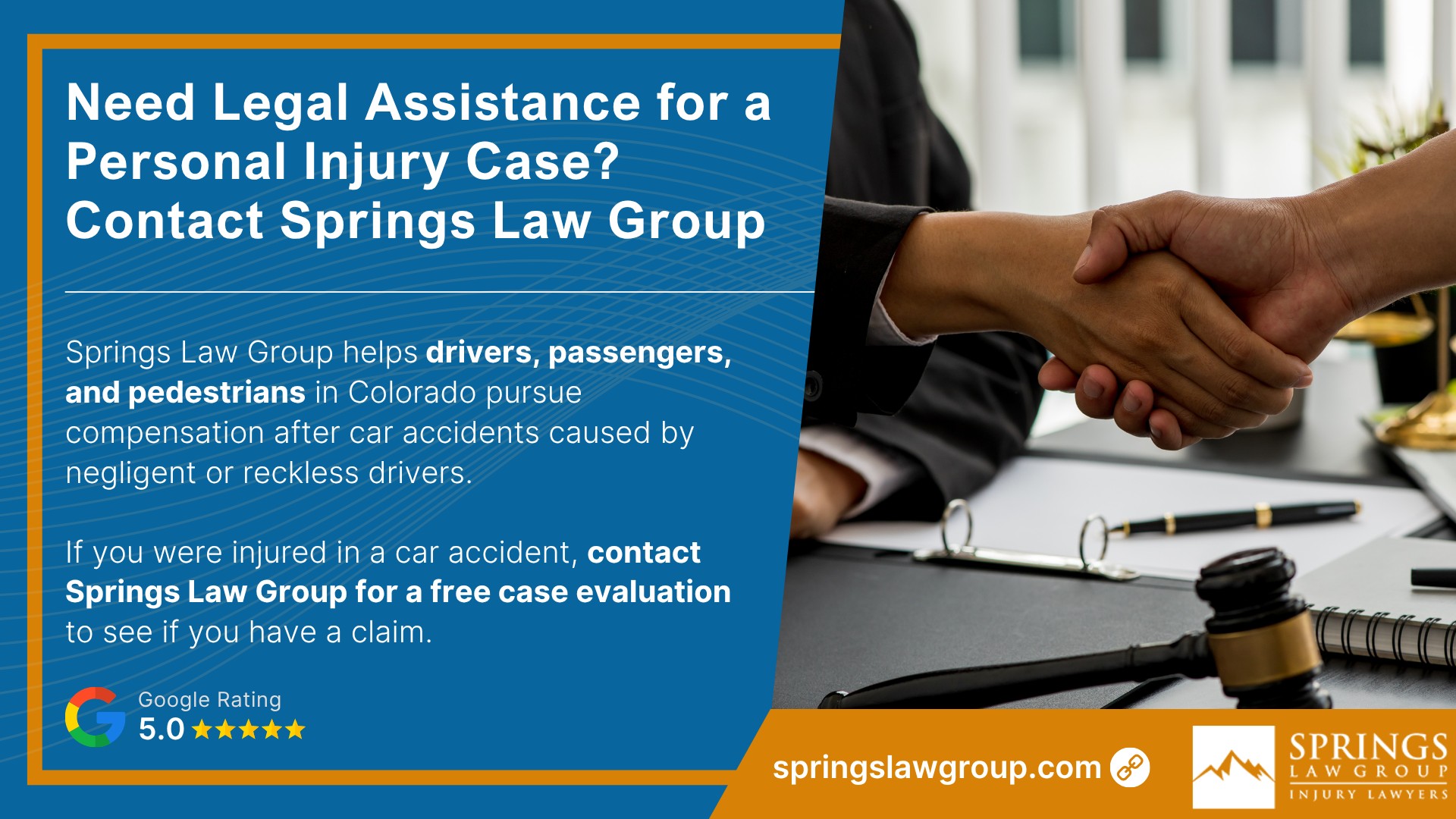 What To Do After an Accident When Fault Will Be Disputed; What To Do After an Accident When Fault Will Be Disputed; How a Colorado Injury Lawyer Helps When Fault Is Contested; Need Legal Assistance for a Personal Injury Case_ Contact Springs Law Group