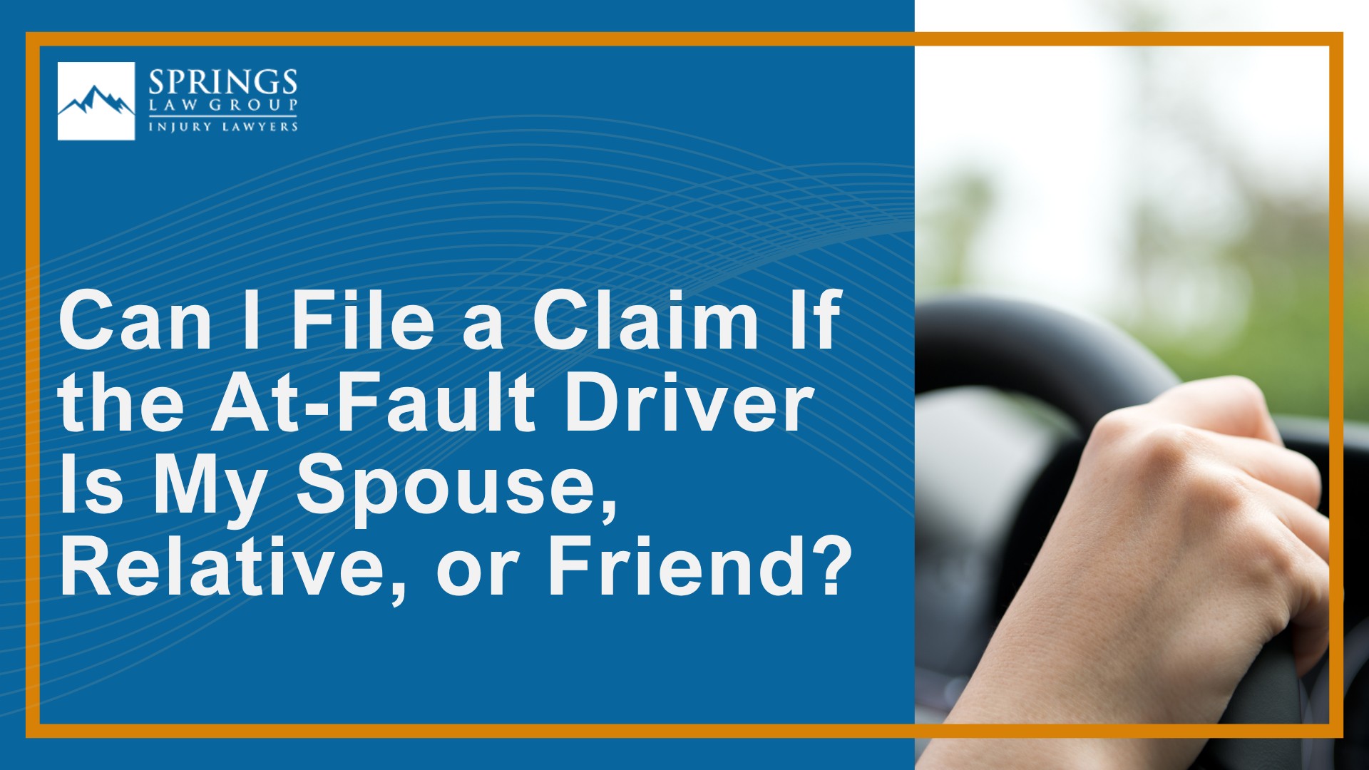 What Rights Does a Passenger Have After a Colorado Springs Car Accident; Is a Passenger Ever at Fault for a Car Accident in Colorado; Can I File a Claim If the At-Fault Driver Is My Spouse, Relative, or Friend