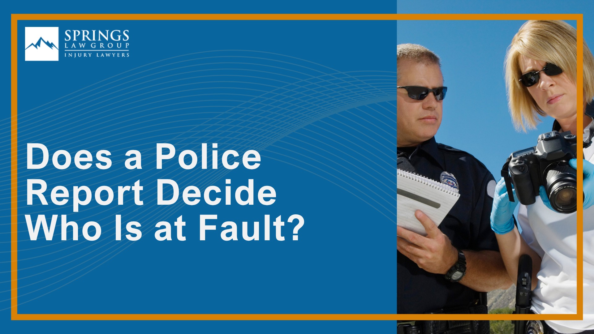 How Is Fault Determined in a Colorado Springs Car Accident; What Must Be Proven in a Colorado Car Accident Claim; What Is Comparative Fault in Colorado; Can More Than One Driver Be at Fault for a Colorado Car Accident; What Evidence Establishes Fault in a Colorado Springs Car Accident; Does a Police Report Decide Who Is at Fault