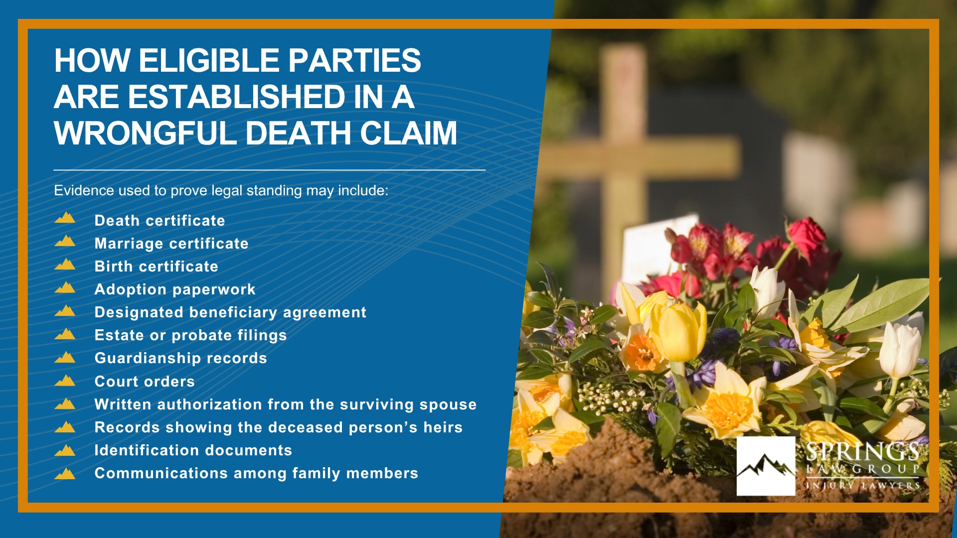 What Is a Colorado Wrongful Death Claim; Who Is Eligible to File a Wrongful Death Lawsuit in Colorado; The Surviving Spouse’s Right to File a Wrongful Death Claim; The Role of a Designated Beneficiary in a Wrongful Death Case; How Eligible Parties Are Established in a Wrongful Death Claim
